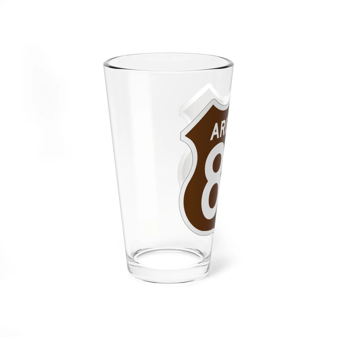 US 80 Arizona 1956 East (Arizona) (Road Sign) Pint Glass 16oz - Go Mug Yourself