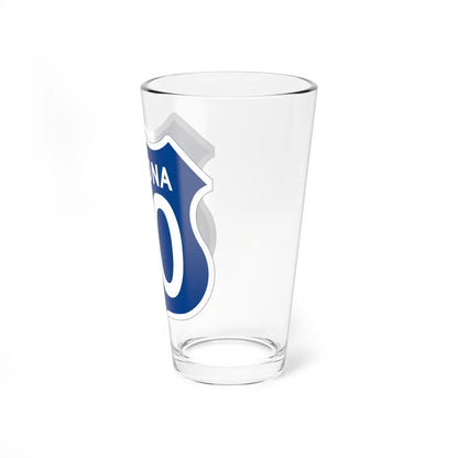 US 80 Arizona 1956 West (Arizona) (Road Sign) Pint Glass 16oz - Go Mug Yourself