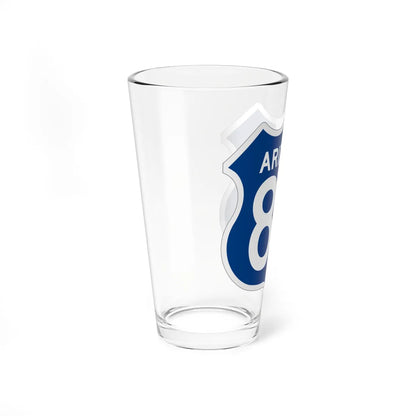 US 80 Arizona 1956 West (Arizona) (Road Sign) Pint Glass 16oz - Go Mug Yourself