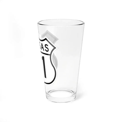 US 81 Kansas 1962 (Kansas) (Road Sign) Pint Glass 16oz - Go Mug Yourself