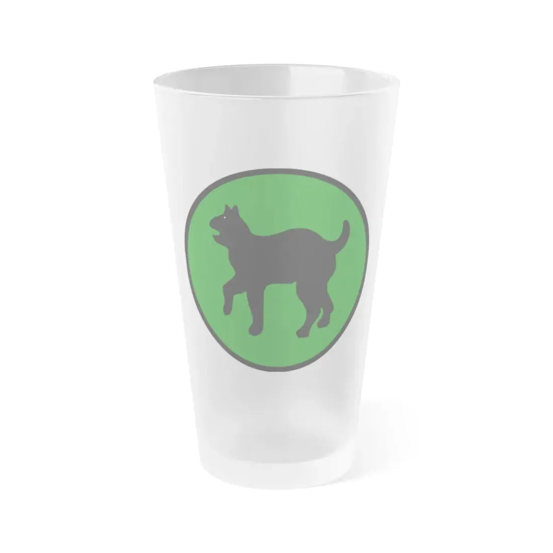 US 81st Infantry Division SSI (U.S. Army) Frosted Pint Glass 16oz Default Title - Go Mug Yourself