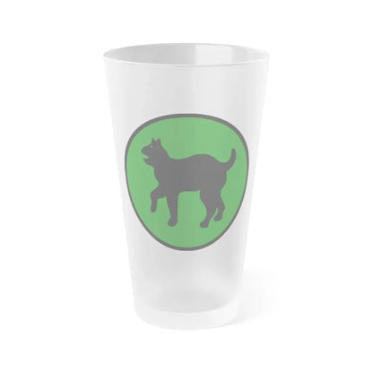 US 81st Infantry Division SSI (U.S. Army) Frosted Pint Glass 16oz Default Title - Go Mug Yourself