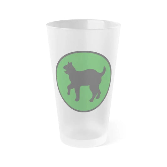 US 81st Infantry Division SSI (U.S. Army) Frosted Pint Glass 16oz Default Title - Go Mug Yourself