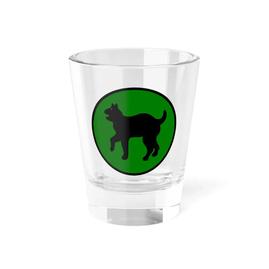 US 81st Infantry Division SSI (U.S. Army) Shot Glass 1.5oz 1.5oz - Go Mug Yourself