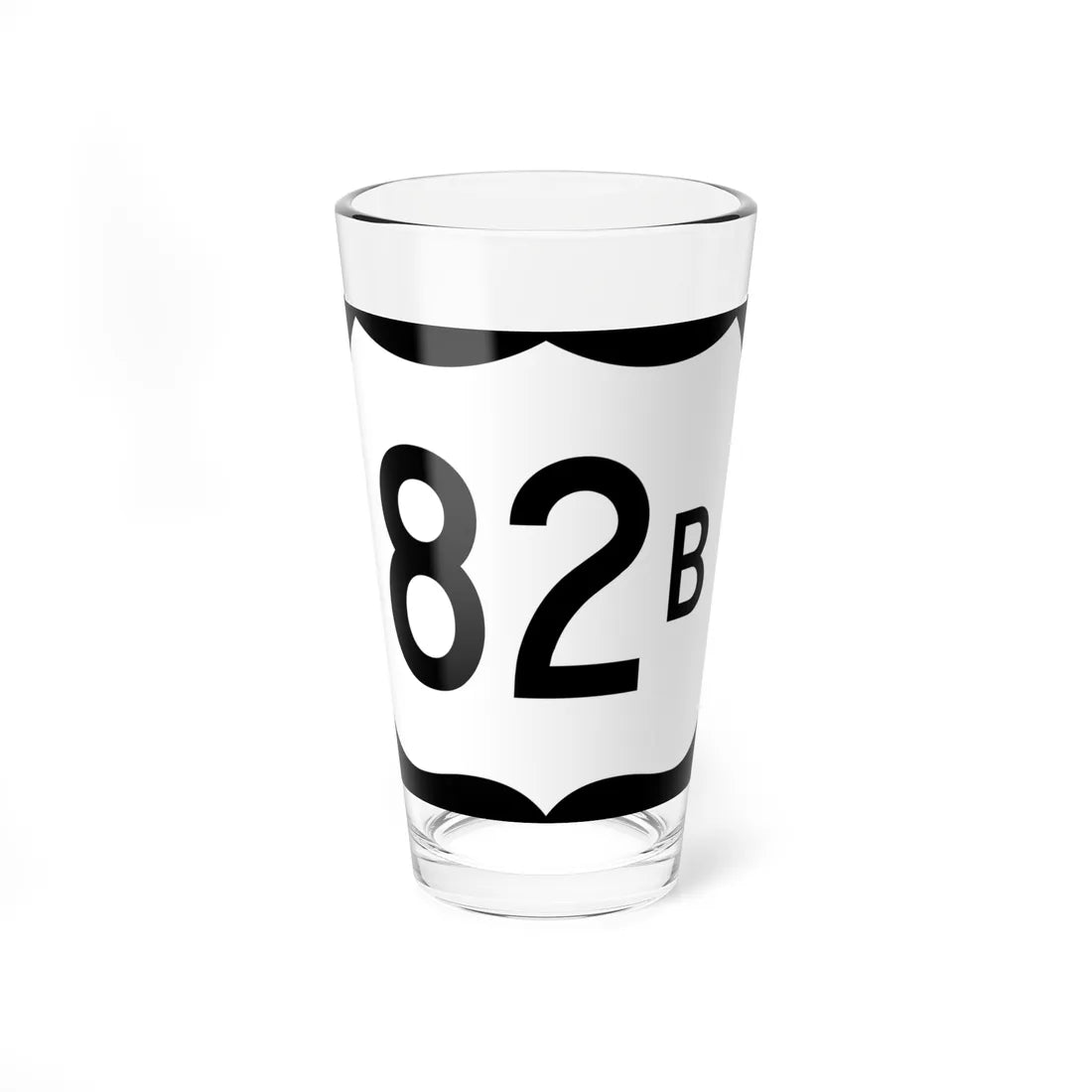 US 82B (Arkansas) (Road Sign) Pint Glass 16oz 16oz - Go Mug Yourself