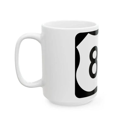 US 82B (Arkansas) (Road Sign) White Coffee Mug - Go Mug Yourself