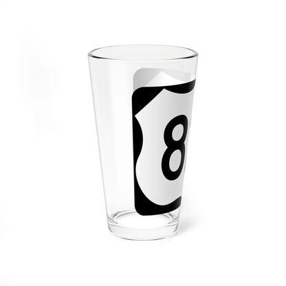 US 82S (Arkansas) (Road Sign) Pint Glass 16oz - Go Mug Yourself