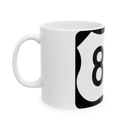 US 82T (Arkansas) (Road Sign) White Coffee Mug - Go Mug Yourself