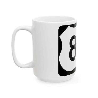 US 82T (Arkansas) (Road Sign) White Coffee Mug - Go Mug Yourself
