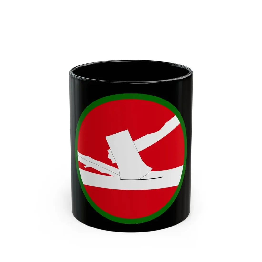 US 84th Infantry Division (U.S. Army) Black Coffee Mug 11oz - Go Mug Yourself