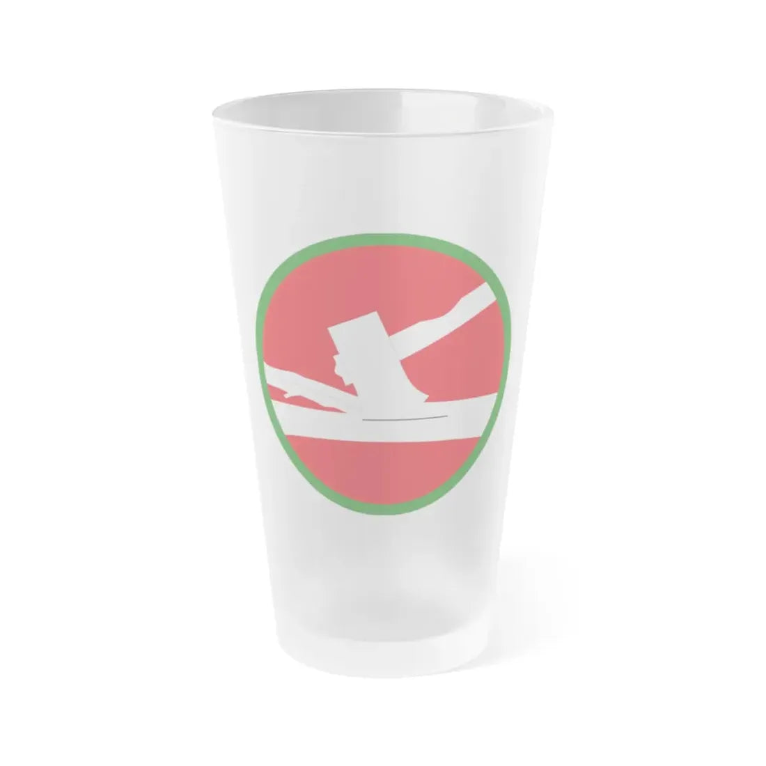 US 84th Infantry Division (U.S. Army) Frosted Pint Glass 16oz Default Title - Go Mug Yourself