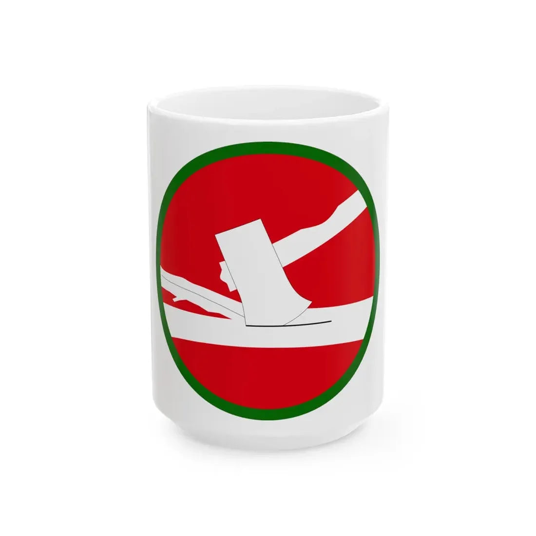 US 84th Infantry Division (U.S. Army) White Coffee Mug 15oz - Go Mug Yourself