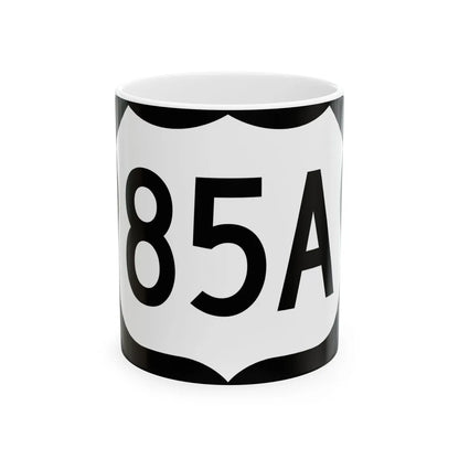 US 85A (South Dakota) (Road Sign) White Coffee Mug 11oz - Go Mug Yourself