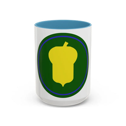 US 87th Infantry Division (U.S. Army) Accent Coffee Mug 15oz Light Blue - Go Mug Yourself