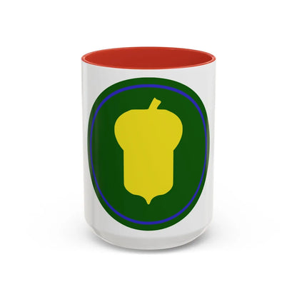 US 87th Infantry Division (U.S. Army) Accent Coffee Mug 15oz Red - Go Mug Yourself