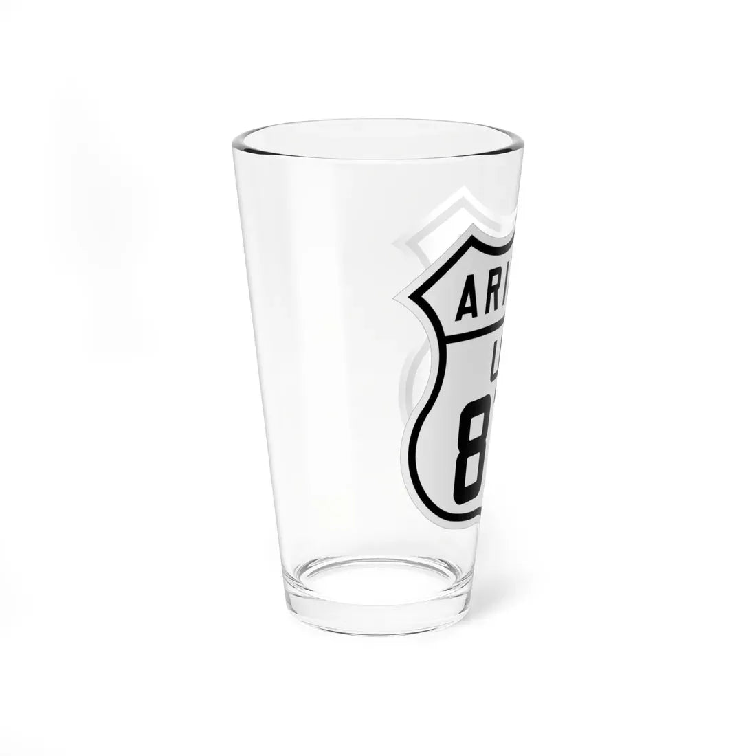 US 87W Arizona 1926 (Arizona) (Road Sign) Pint Glass 16oz - Go Mug Yourself