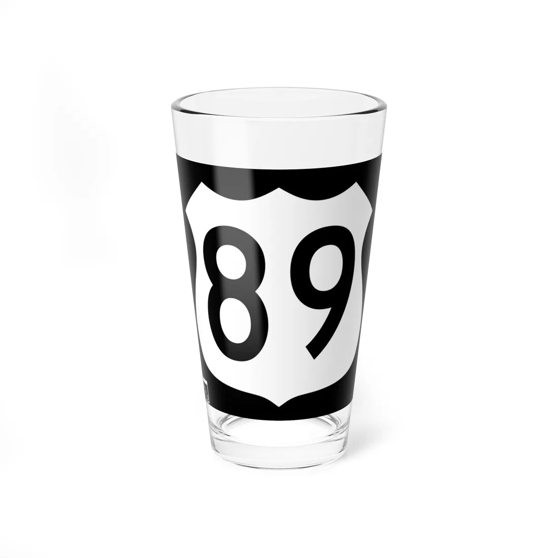 US 89 1963 AZ (Arizona) (Road Sign) Pint Glass 16oz 16oz - Go Mug Yourself