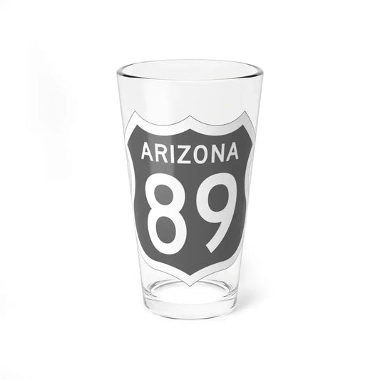 US 89 Arizona 1956 (Arizona) (Road Sign) Pint Glss 16oz 16oz - Go Mug Yourself