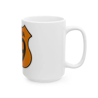 US 89 Arizona 1956 North (Arizona) (Road Sign) White Coffee Mug - Go Mug Yourself