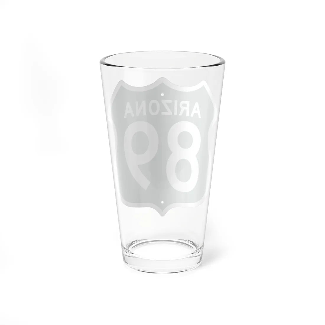 US 89 Arizona 1956 South (Arizona) (Road Sign) Pint Glass 16oz - Go Mug Yourself