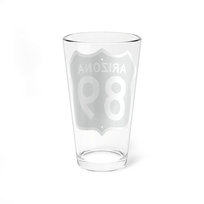 US 89 Arizona 1956 South (Arizona) (Road Sign) Pint Glass 16oz - Go Mug Yourself