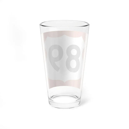 US 89 AZ 1960 north (Arizona) (Road Sign) Pint Glass 16oz - Go Mug Yourself
