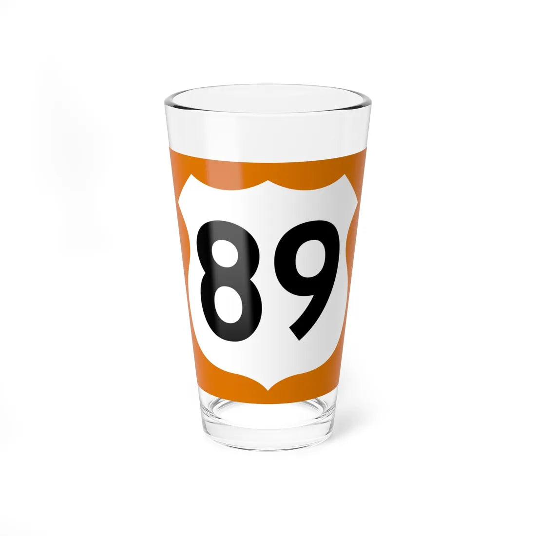 US 89 AZ 1960 north (Arizona) (Road Sign) Pint Glass 16oz - Go Mug Yourself