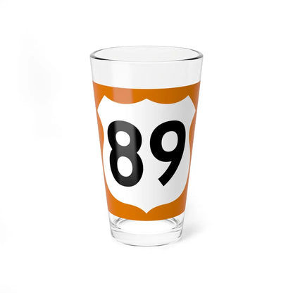 US 89 AZ 1960 north (Arizona) (Road Sign) Pint Glass 16oz - Go Mug Yourself