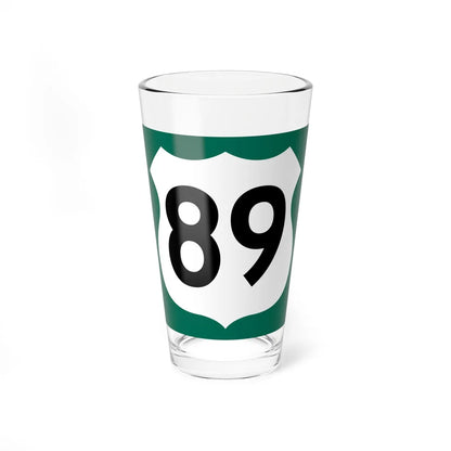 US 89 AZ 1960 south (Arizona) (Road Sign) Pint Glass 16oz 16oz - Go Mug Yourself