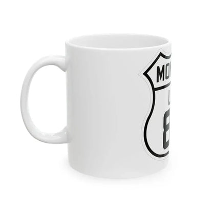 US 89 Montana 1926 (Montana) (Road Sign) White Coffee Mug - Go Mug Yourself