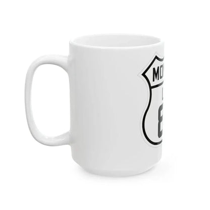 US 89 Montana 1926 (Montana) (Road Sign) White Coffee Mug - Go Mug Yourself