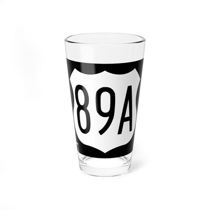US 89A 1963 AZ (Arizona) (Road Sign) Pint Glass 16oz 16oz - Go Mug Yourself