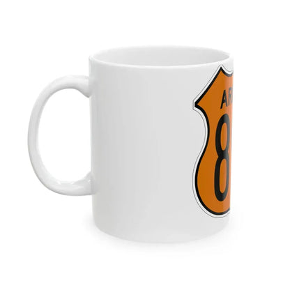 US 89A Arizona 1956 North (Arizona) (Road Sign) White Coffee Mug - Go Mug Yourself