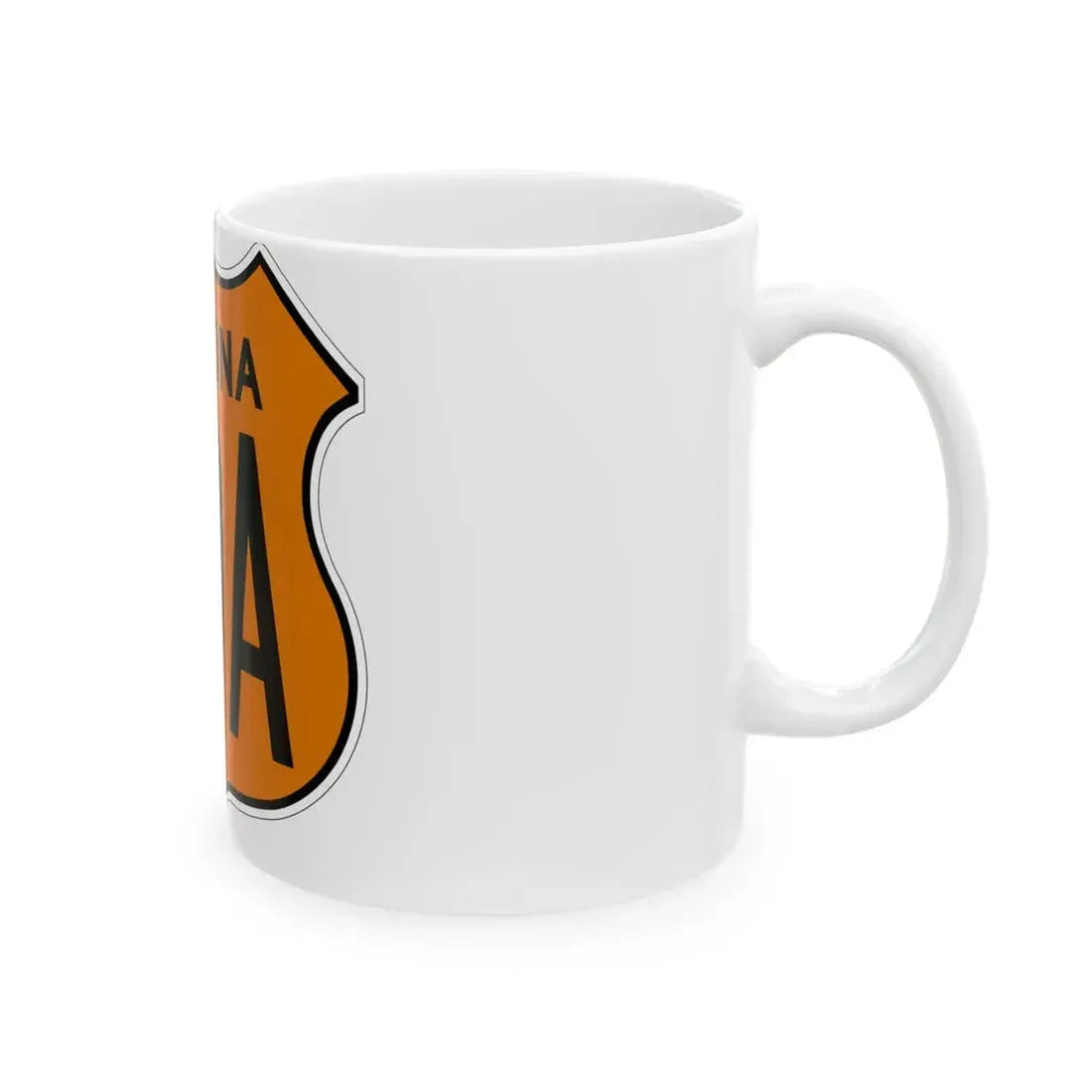 US 89A Arizona 1956 North (Arizona) (Road Sign) White Coffee Mug - Go Mug Yourself