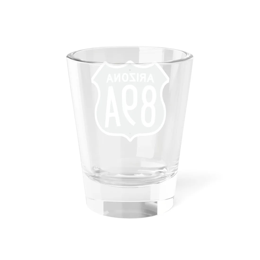 US 89A Arizona 1956 South (Arizona) (Road Sign) Shot Glass 1.5oz - Go Mug Yourself