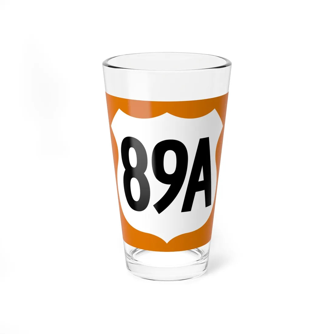 US 89A AZ 1960 north (Arizona) (Road Sign) Pint Glass 16oz 16oz - Go Mug Yourself