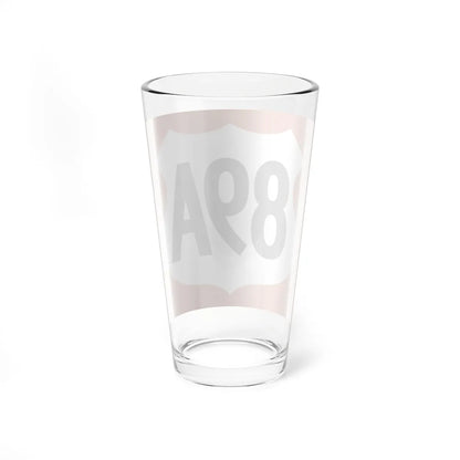 US 89A AZ 1960 north (Arizona) (Road Sign) Pint Glass 16oz - Go Mug Yourself