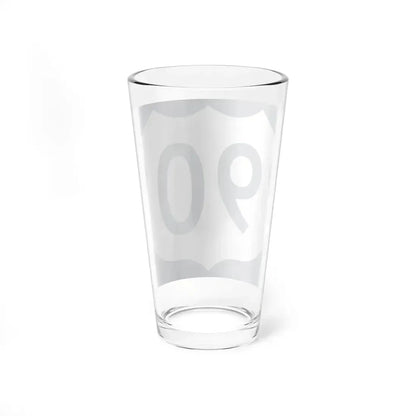 US 90 FL reversed (Florida) (Road Sign) Pint Glass 16oz - Go Mug Yourself