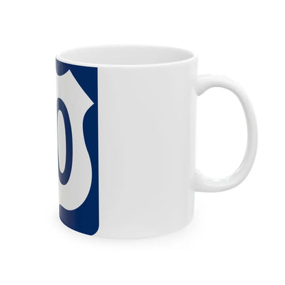 US 90 FL reversed (Florida) (Road Sign) White Coffee Mug - Go Mug Yourself