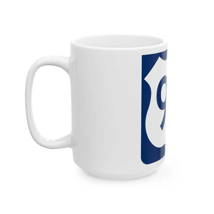 US 90 FL reversed (Florida) (Road Sign) White Coffee Mug - Go Mug Yourself