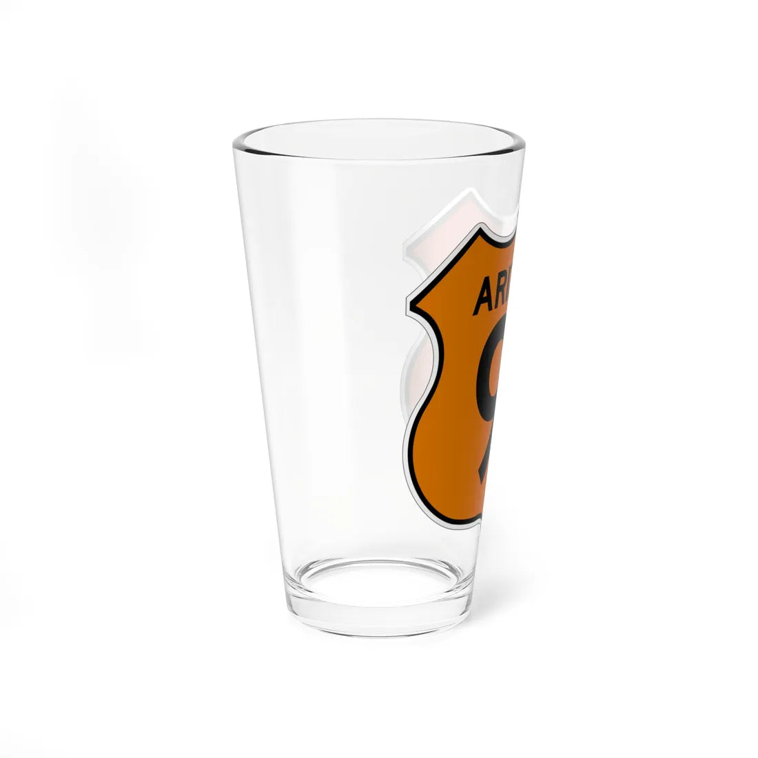 US 91 Arizona 1956 North (Arizona) (Road Sign) Pint Glass 16oz - Go Mug Yourself