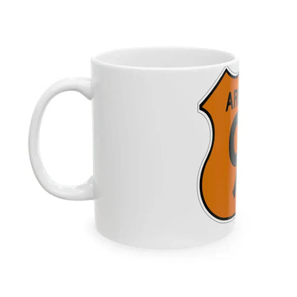 US 91 Arizona 1956 North (Arizona) (Road Sign) White Coffee Mug - Go Mug Yourself