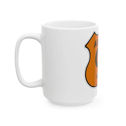 US 91 Arizona 1956 North (Arizona) (Road Sign) White Coffee Mug - Go Mug Yourself