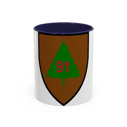 US 91st Infantry Division (U.S. Army) Accent Coffee Mug - Go Mug Yourself