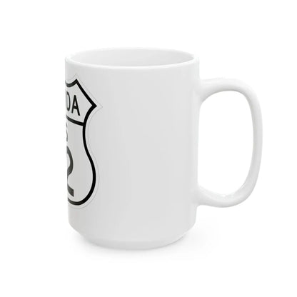 US 92 Florida 1948 (Florida) (Road Sign) White Coffee Mug - Go Mug Yourself