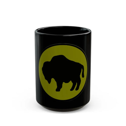 US 92nd Infantry Division (U.S. Army) Black Coffee Mug-15oz-Go Mug Yourself