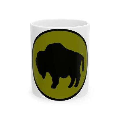 US 92nd Infantry Division (U.S. Army) White Coffee Mug-11oz-Go Mug Yourself