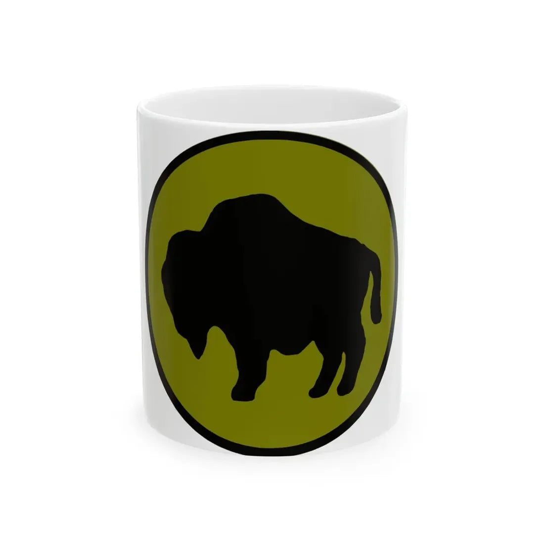 US 92nd Infantry Division (U.S. Army) White Coffee Mug 11oz - Go Mug Yourself