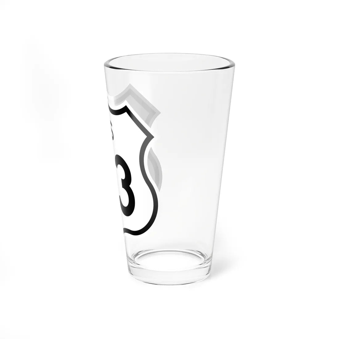 US 93 1961 cutout (California) (Road Sign) Pint Glass 16oz - Go Mug Yourself