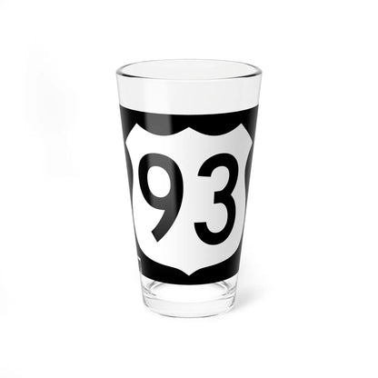 US 93 1963 AZ (Arizona) (Road Sign) Pint Glass 16oz - Go Mug Yourself